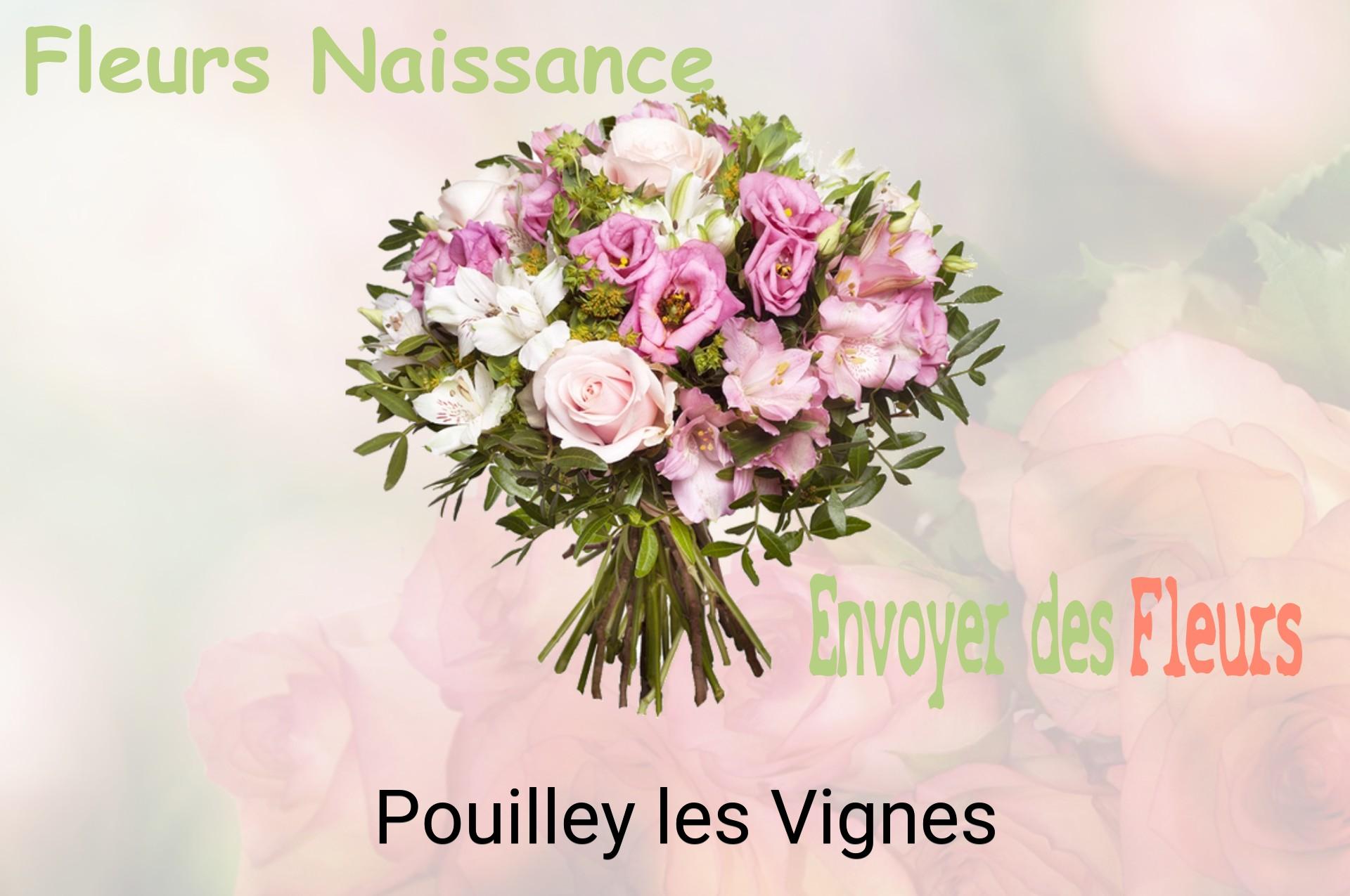 Bouquet de fleurs de naissance livré à Pouilley-les-Vignes