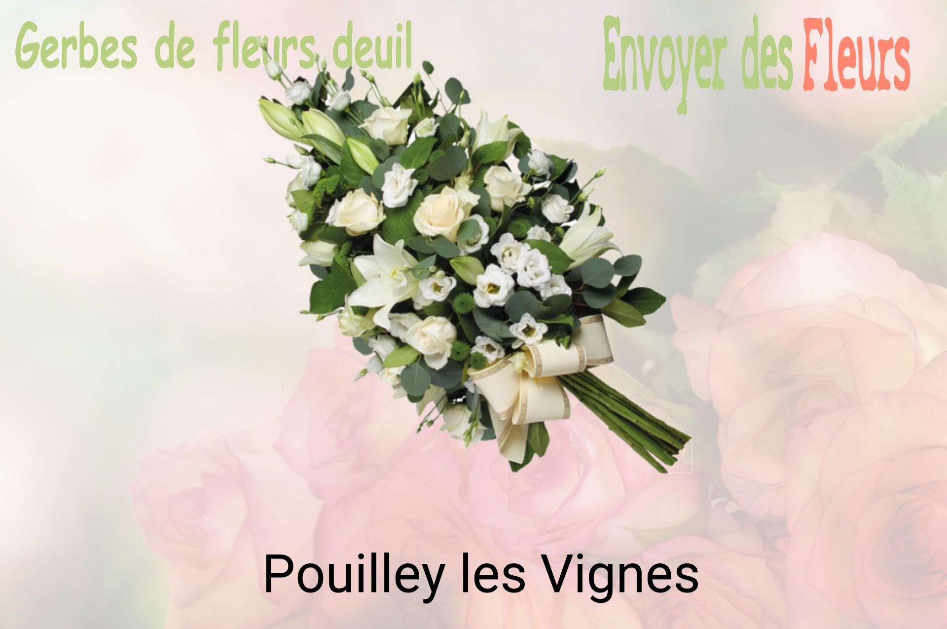 Gerbe de fleurs de deuil livrée à Pouilley-les-Vignes
